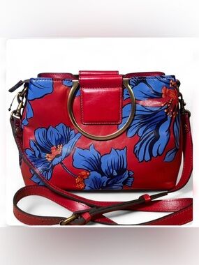 NWT Patricia Nash Leather Empoli Satchel- Grecian Rose